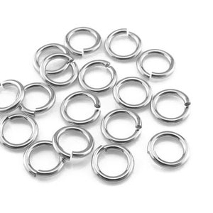 20 pcs Sterling Silver Open Jump Ring 4mm ~ 22ga