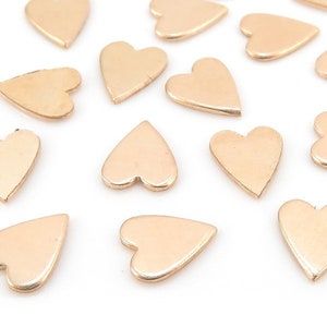 Gold Filled Heart Solderable Accent 5.5mm
