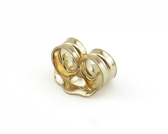 10 pcs Gold Filled Ear Scroll/Butterfly/Back 5mm