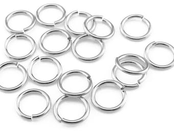 10 pcs ~ Sterling Silver Open Jump Ring 5mm ~ 22ga