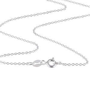 18 Inch Sterling Silver Cable Chain Necklace