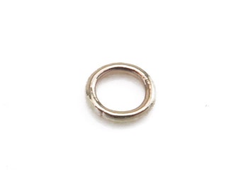 9K Gold Closed Jump Ring 4mm ~ 22g ~ 1 Piece