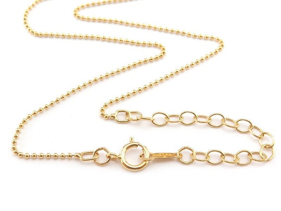 Gold Filled Adjustable Length Bead 