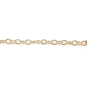 Gold Filled Cable Extension Chain with Peg Drop ~ 2"