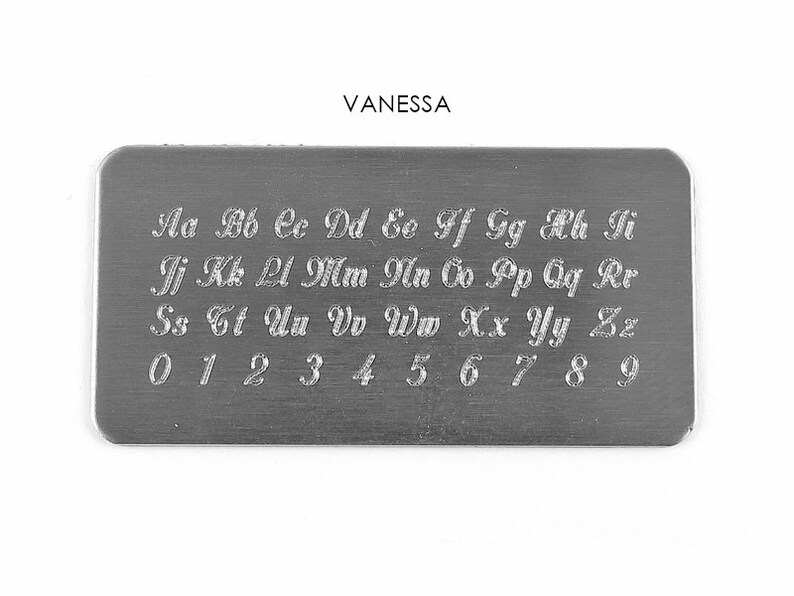 PERSONALISED Sterling Silver Engraved Tag 25mm