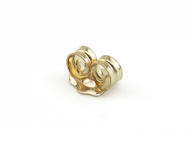 Yellow Gold-filled Ear Nuts Earring Backs – Armored Supply Co.