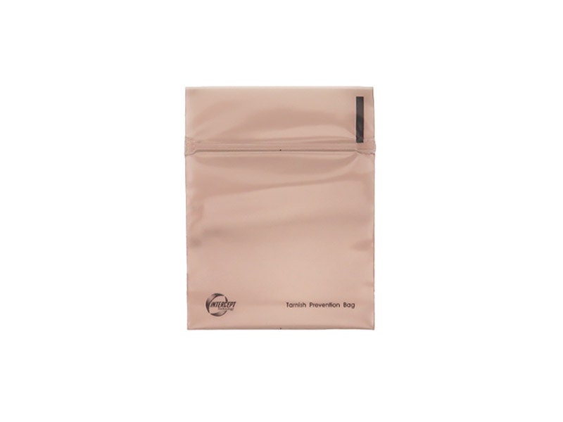 Anti Tarnish Zip Bags Pack of 5 4x4 Translucent Zip-lock, Tarnish