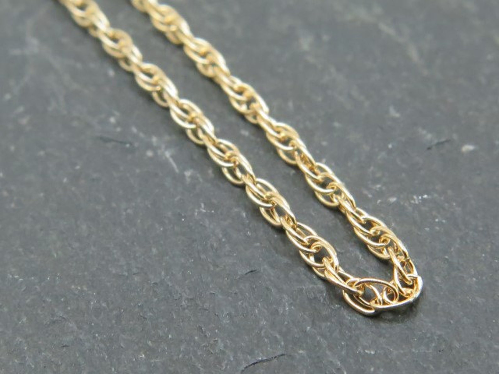 20 Inch 14K Gold Filled Rope Chain Necklace | Etsy
