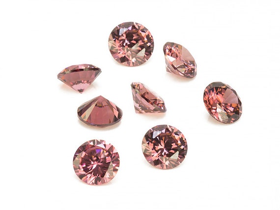 4mm AAA Clear Crystal Cubic Zirconia Stone Colored Transparent Color Round Cut Loose Cz Diy Jewelry Findings