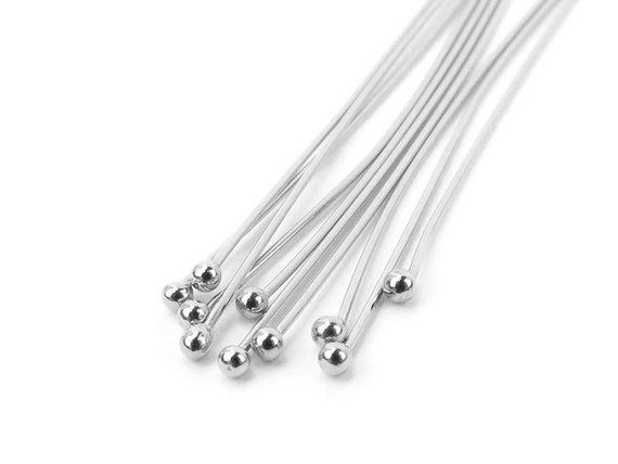 Sterling silver ball head pins discount
