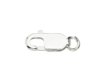 Sterling Silver Lobster Claw Clasp w/Open Ring 16mm