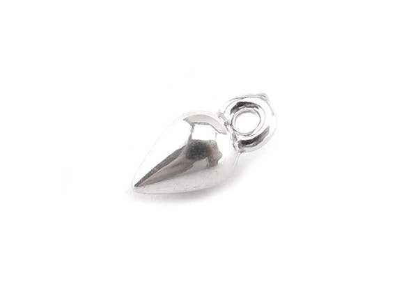 Silver cheap bullet charm