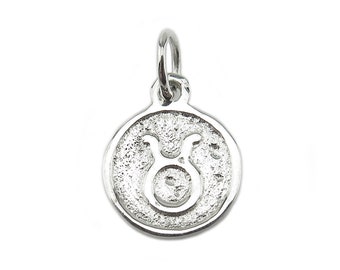 Charm del zodiaco en plata de ley - Tauro