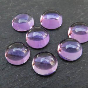 Brazilian Amethyst Round Cabochon Gemstone ~ Various Sizes