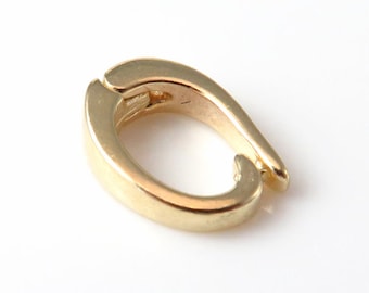 14K Solid Gold Enhancer 8mm 1 Piece - Etsy