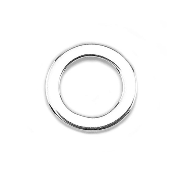 Sterling Silver Round Washer 10mm