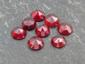 Garnet Rose Cut Round Cabochon Gemstone ~ Various Sizes