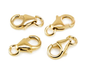 Gold Filled Oval Carabiner/Trigger/Lobster Clasp 10mm