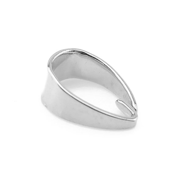 Bélière à pression en argent sterling 10 mm