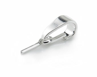 Sterling Silver Snap Bail with Peg
