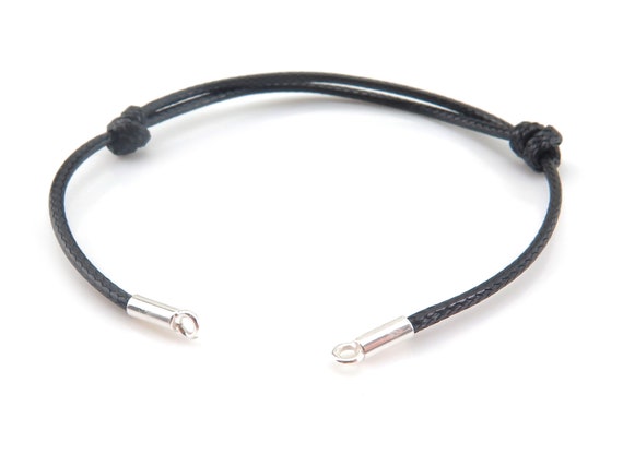 Sterling silver cord bracelet Sterling silver cord bracelet