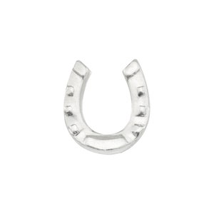 Sterling Silver Horseshoe Solderable Accent 9mm