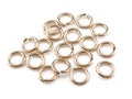 10pcs Gold Filled Open Jump Ring 4mm ~ 22ga