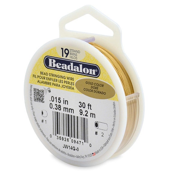 Beadalon 19 strand beading wire online