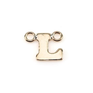 Conector del alfabeto relleno de oro ~ L