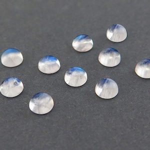 Rainbow Moonstone Round Cabochon ~ Various Sizes