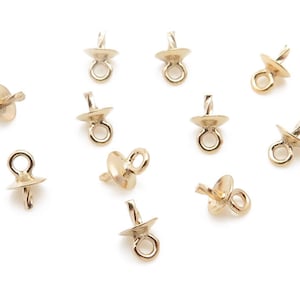 Gold Filled Cup and Peg Drop 3mm