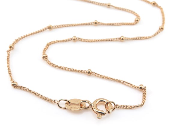 Gold filled satellite best sale chain
