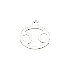 Sterling Silver Zodiac Charm - Cancer