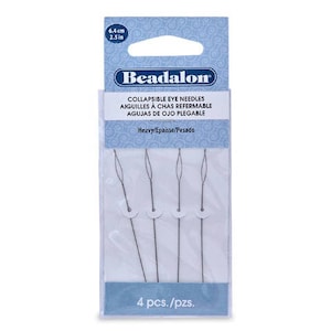 Beadalon Collapsible Eye Needles ~ Heavy