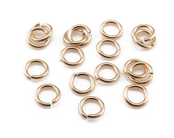 10pcs Gold Filled Open Jump Ring 3mm ~ 24ga