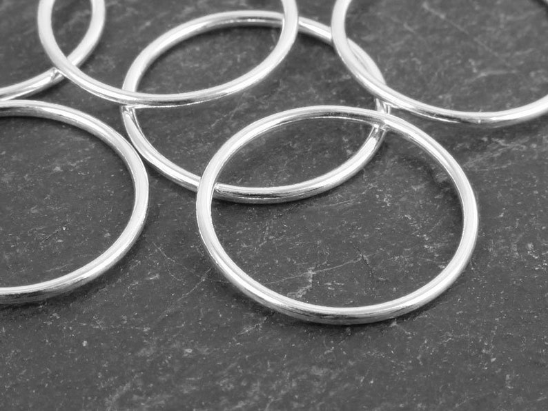Sterling Silver Stacking Ring 16.9mm ~ Size H