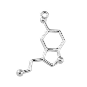 Sterling Silver Serotonin Formula Pendant 28mm