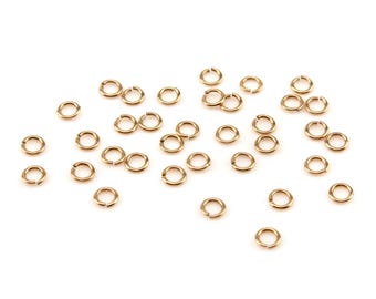 14K Gold Open Jump Ring 2.5mm ~ 26g ~ 1 piece