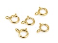 10 pcs Gold Filled Spring Ring Clasp 6mm
