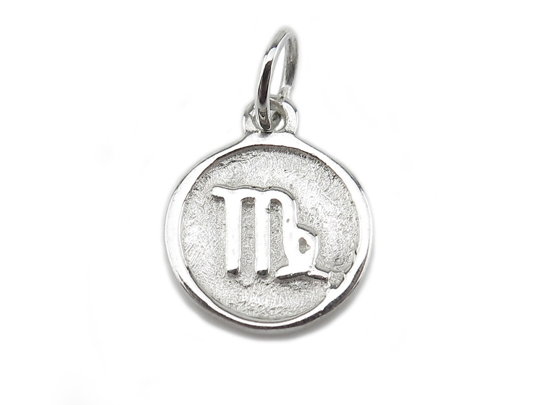 Sterling Silver Zodiac Charm - Virgo - Etsy