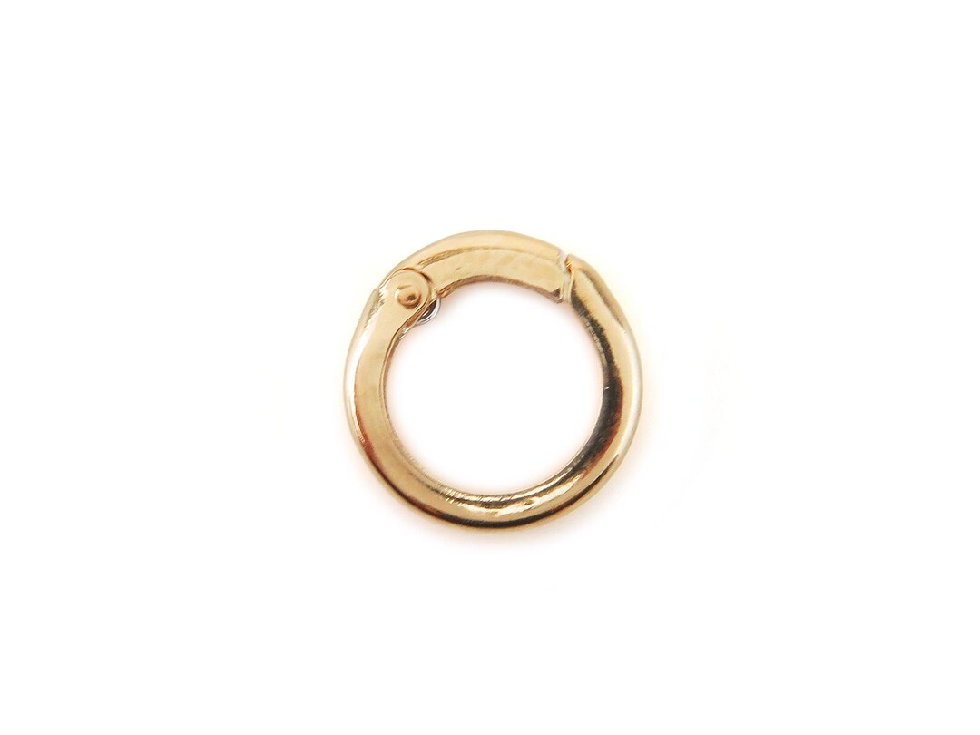 Gold Filled Round Spring Clasp 10mm - Etsy