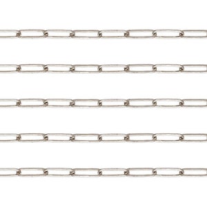 Sterling Silver Drawn Cable Chain 5.5mm ~ by the Foot