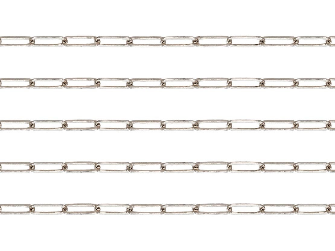 Sterling Silver Drawn Cable Chain 5.5mm ~ by the Foot