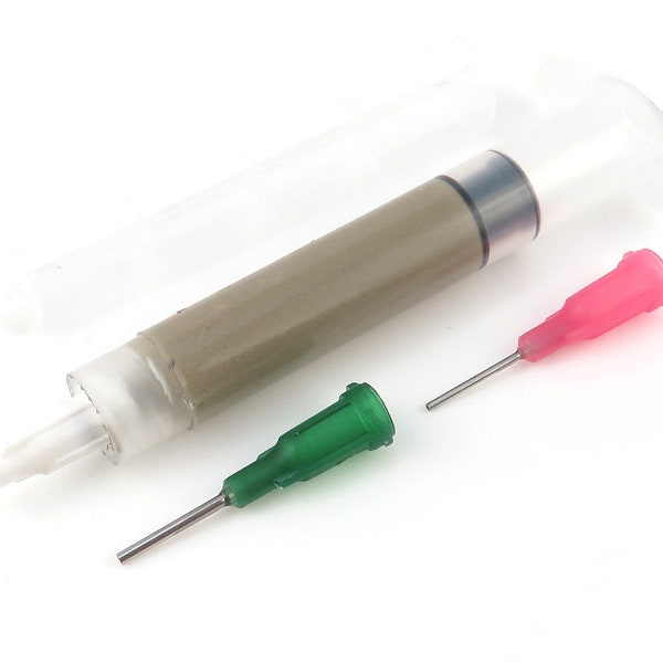 Sterling Silver Solder Paste Syringe (Extra Easy/Easy/Medium/Hard)