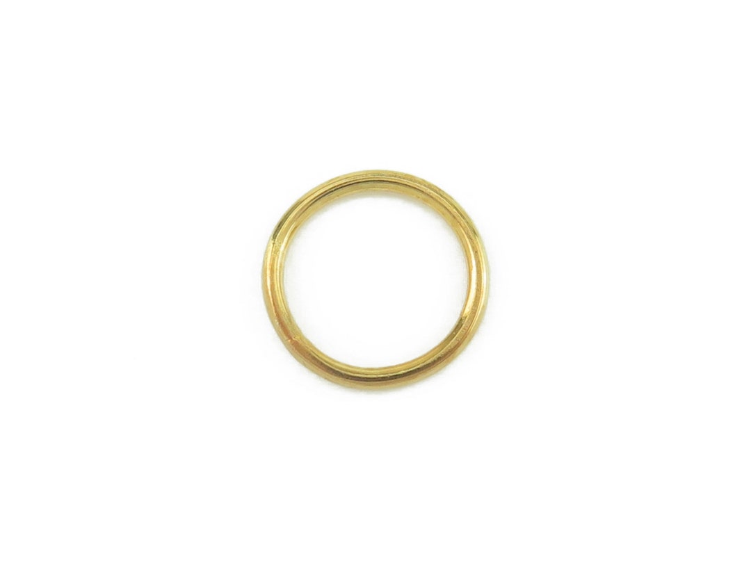 Gold Plated Vermeil Jump Rings ⋆ Keepsaker Supplies ⋆ Resin