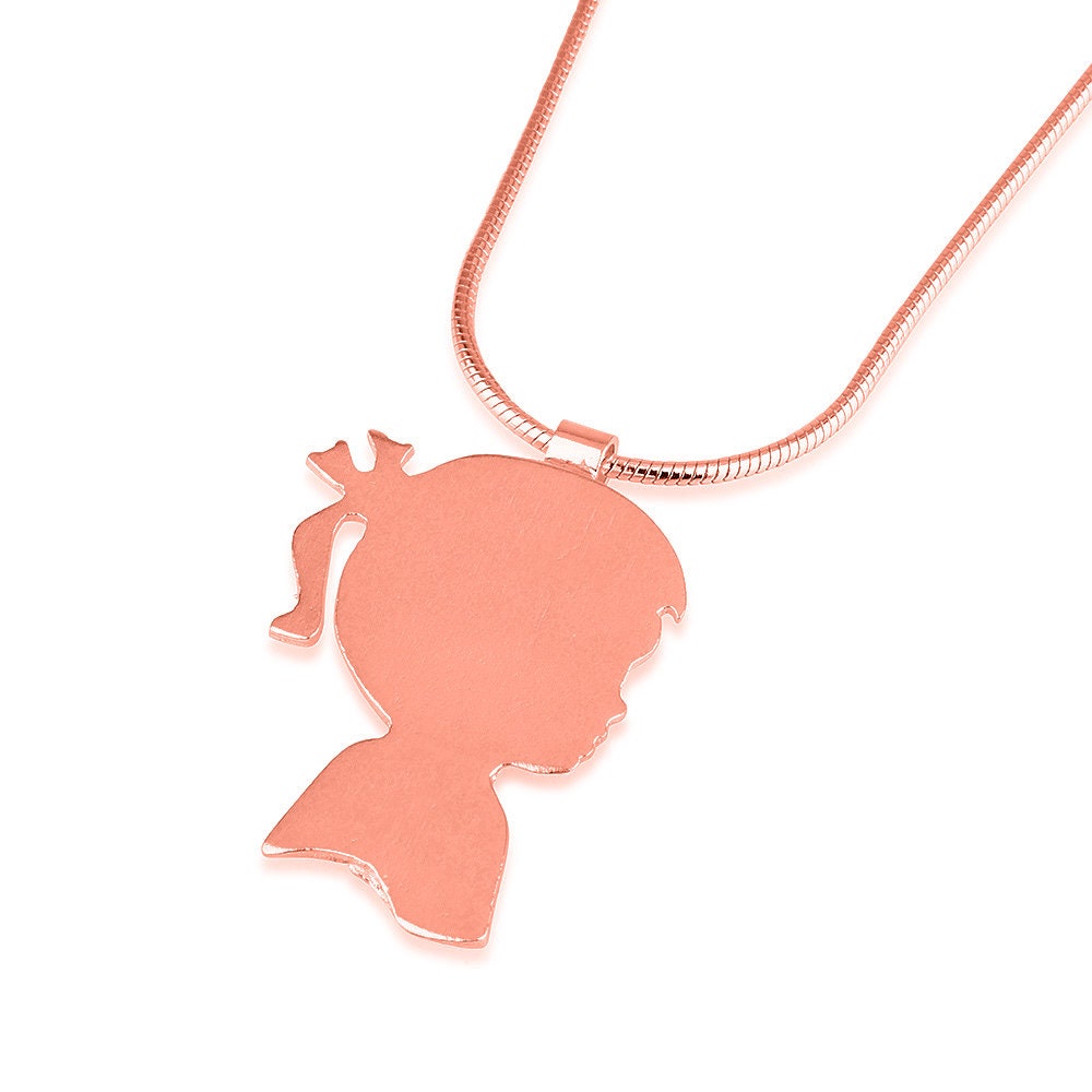 Boy Pendant Boy Necklace 14k Yellow Gold Boy Figure Pendant Etsy