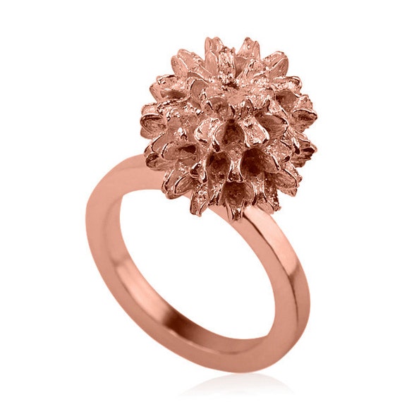 Flower on sale bud ring
