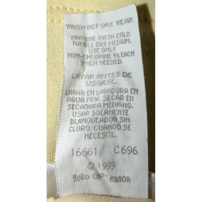 Vintage Carters John Lennon Yellow *Top Only* Animals 3-6m Y2K Baby Clothes image 5