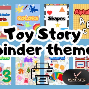 Toy story theme binder covers