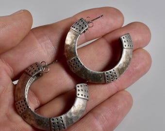 Earrings Quietly Elegant By Catherine Stein. Vintage Metal
